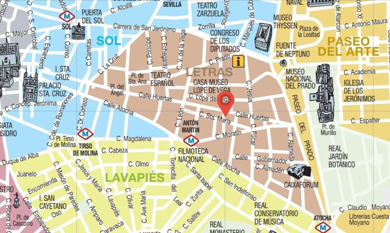 Privada En El Centro De Homestay Madrid